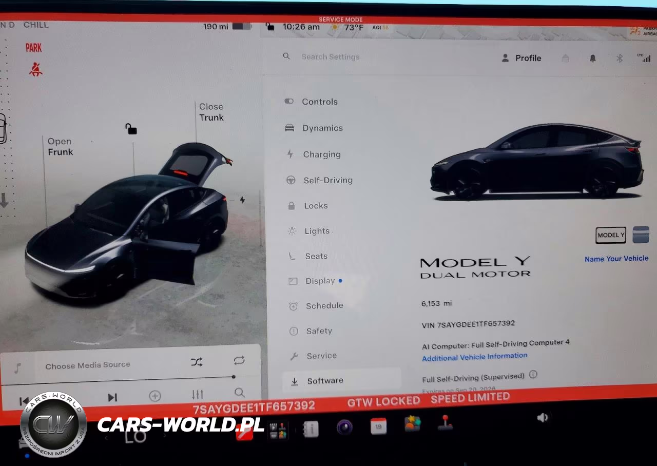2026 Tesla Model Y VIN:7SAYGDEE1TF657392 - 9