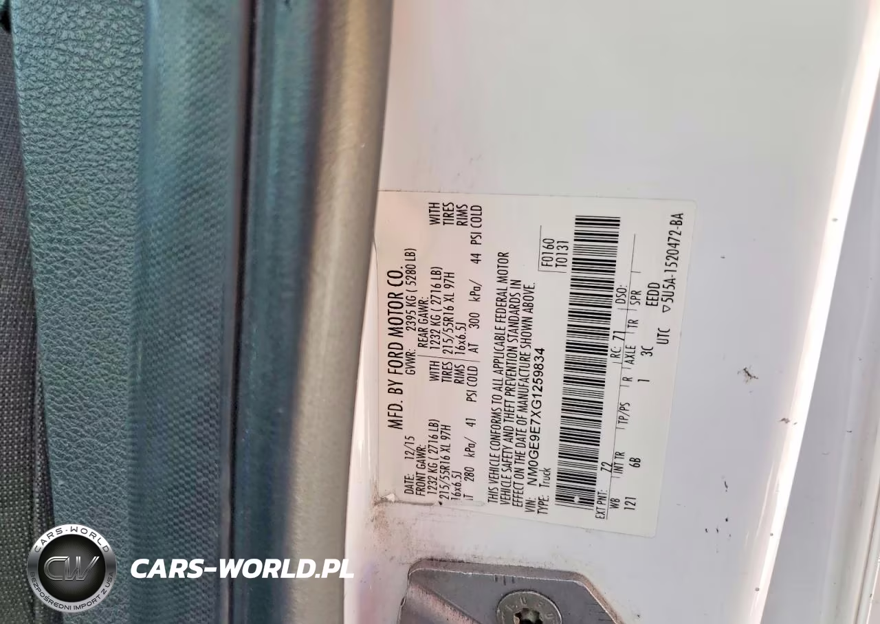 2016 Ford Transit Connect Xl VIN:NM0GE9E7XG1259834 - 13