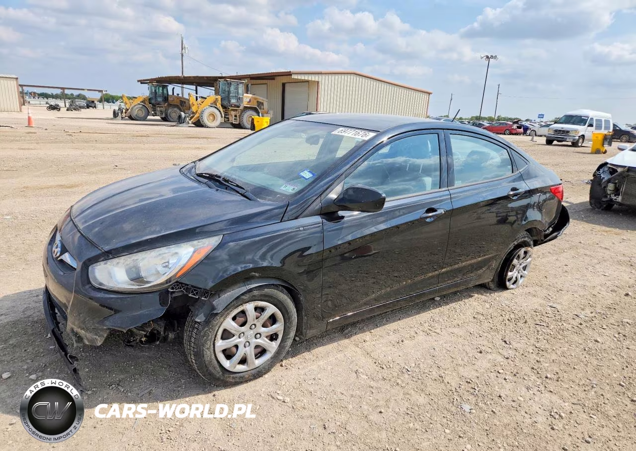 2013 Hyundai Accent Gls VIN:KMHCT4AE0DU581273 - 1
