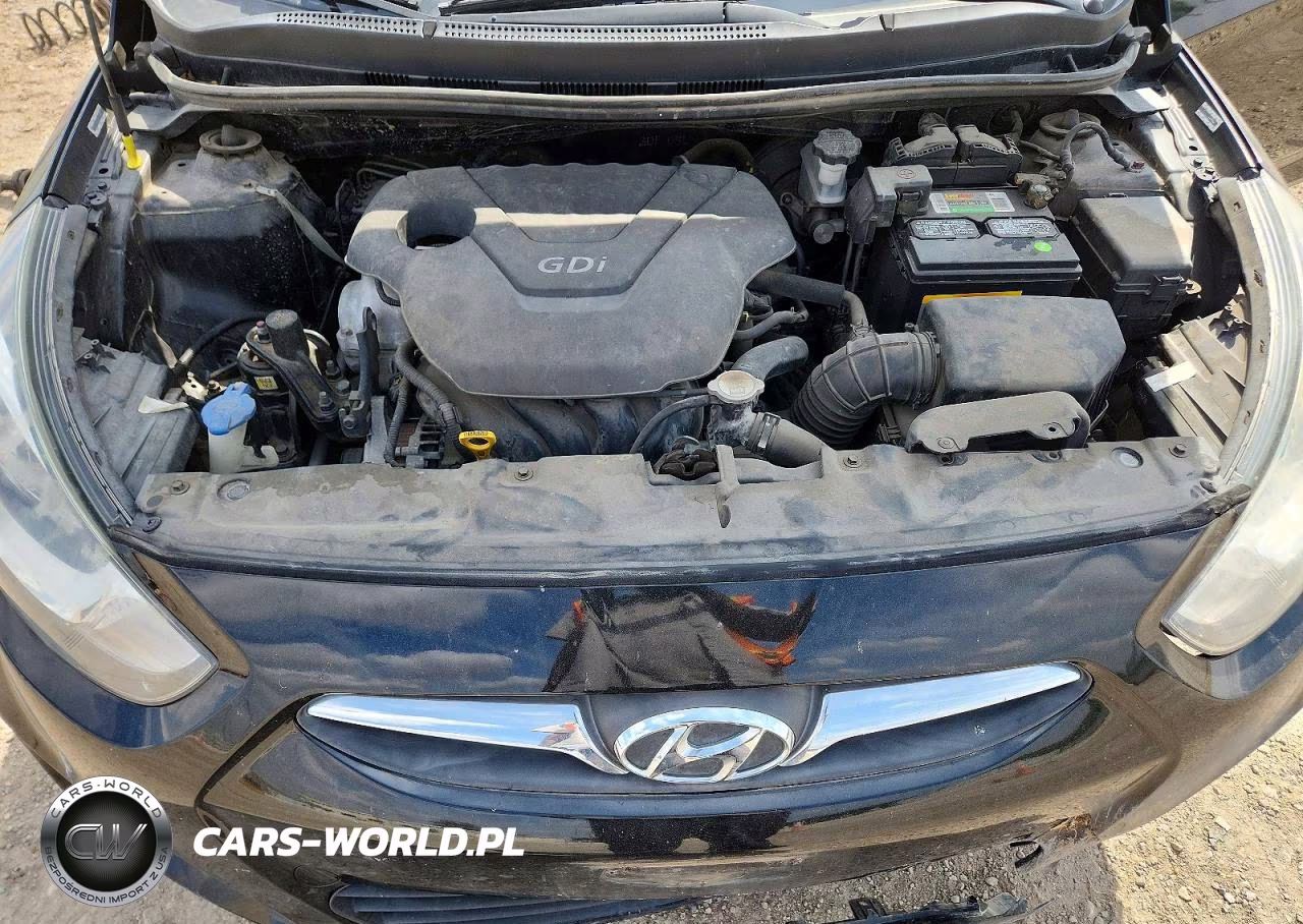 2013 Hyundai Accent Gls VIN:KMHCT4AE0DU581273 - 11