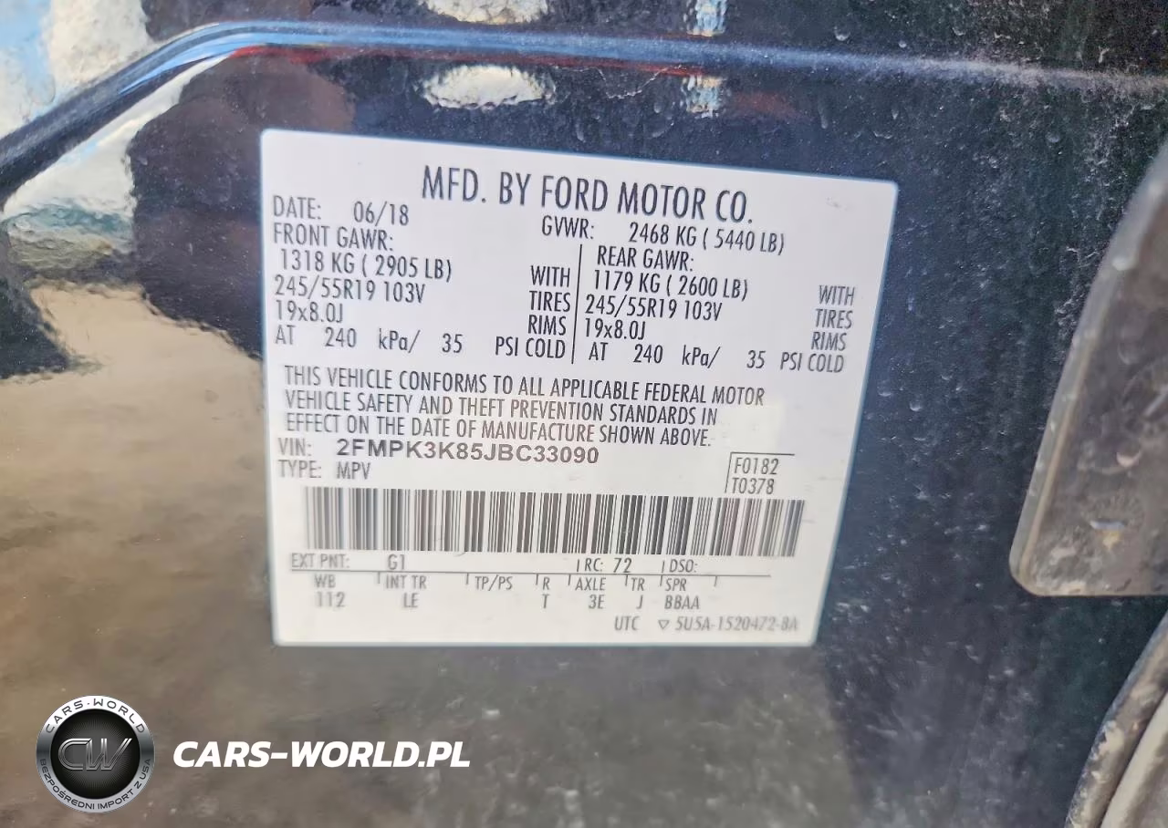 2018 Ford Edge Titanium VIN:2FMPK3K85JBC33090 - 14