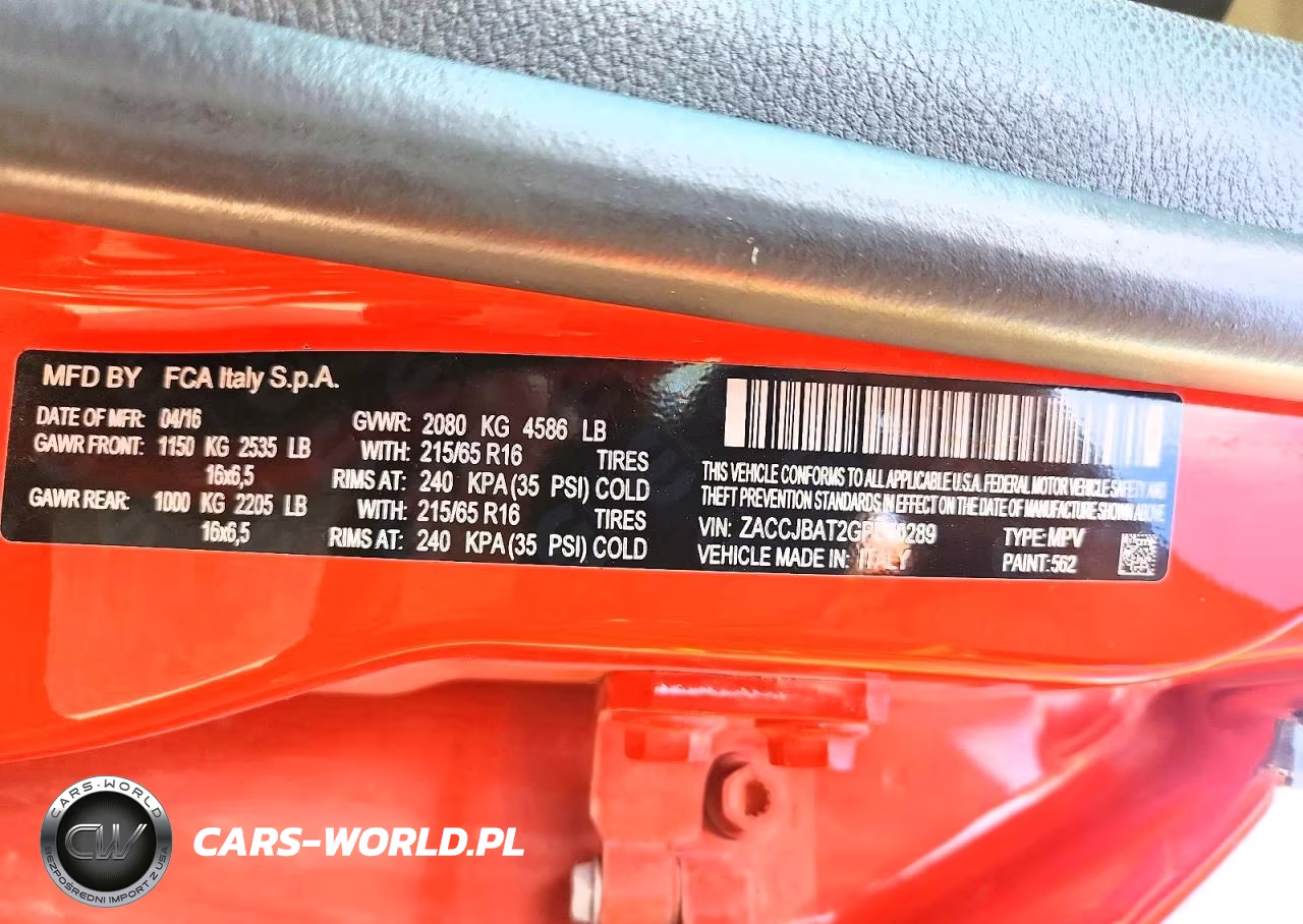 2016 Jeep Renegade Sport VIN:ZACCJBAT2GPD60289 - 14