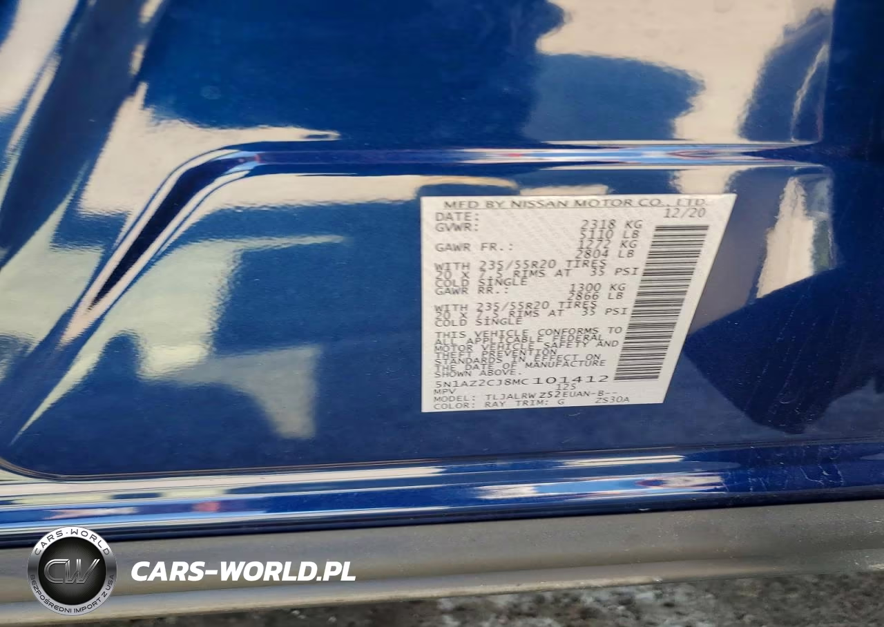 2021 Nissan Murano Sl VIN:5N1AZ2CJ8MC101412 - 13