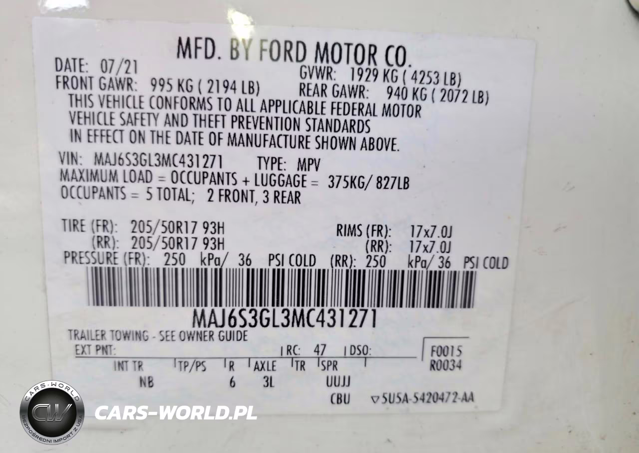 2021 Ford Ecosport Se VIN:MAJ6S3GL3MC431271 - 13