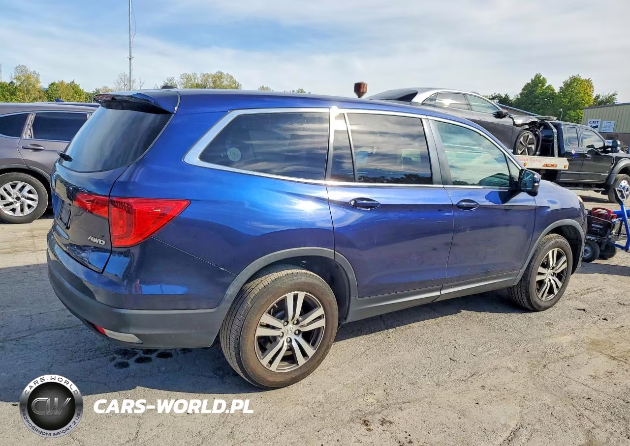 2016 Honda Pilot Exl VIN:5FNYF6H51GB052124 - 3