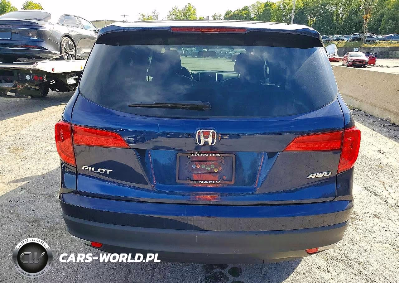 2016 Honda Pilot Exl VIN:5FNYF6H51GB052124 - 6