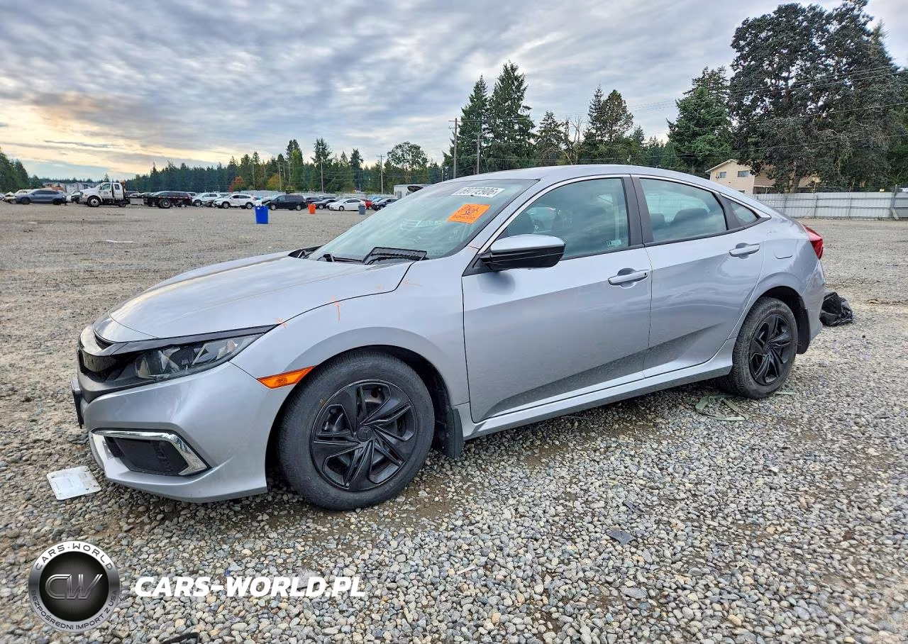 2020 Honda Civic Lx VIN:19XFC2F66LE208999 - 1