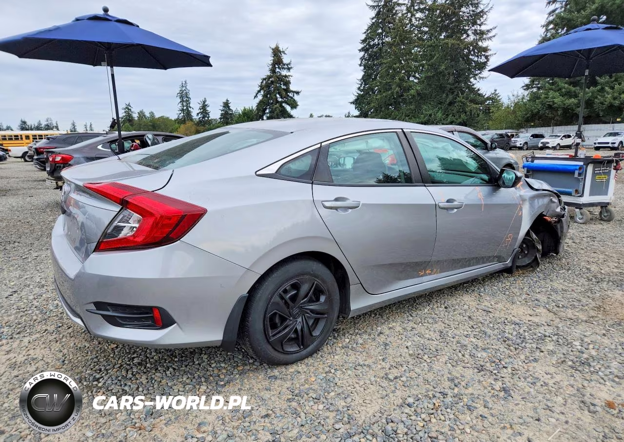 2020 Honda Civic Lx VIN:19XFC2F66LE208999 - 3