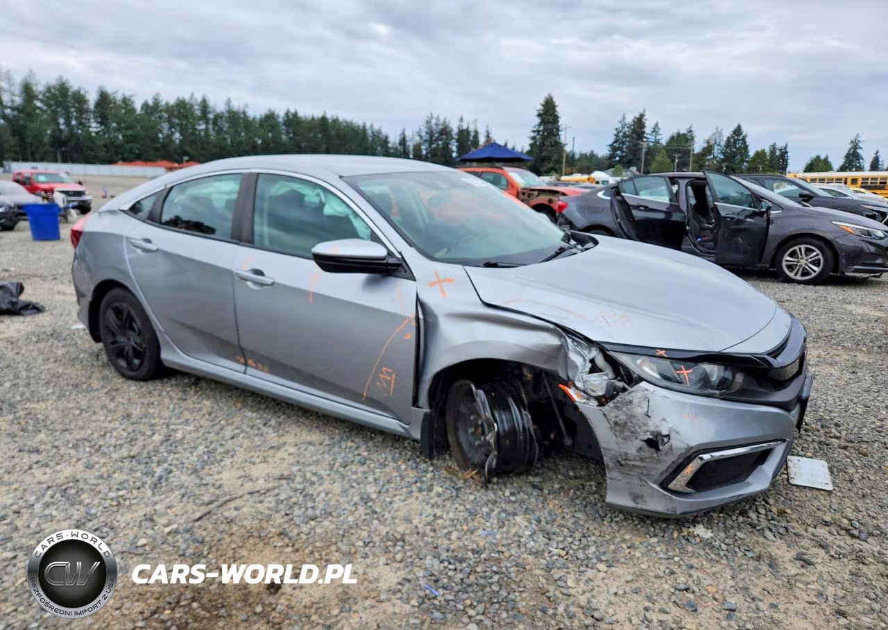 2020 Honda Civic Lx VIN:19XFC2F66LE208999 - 4