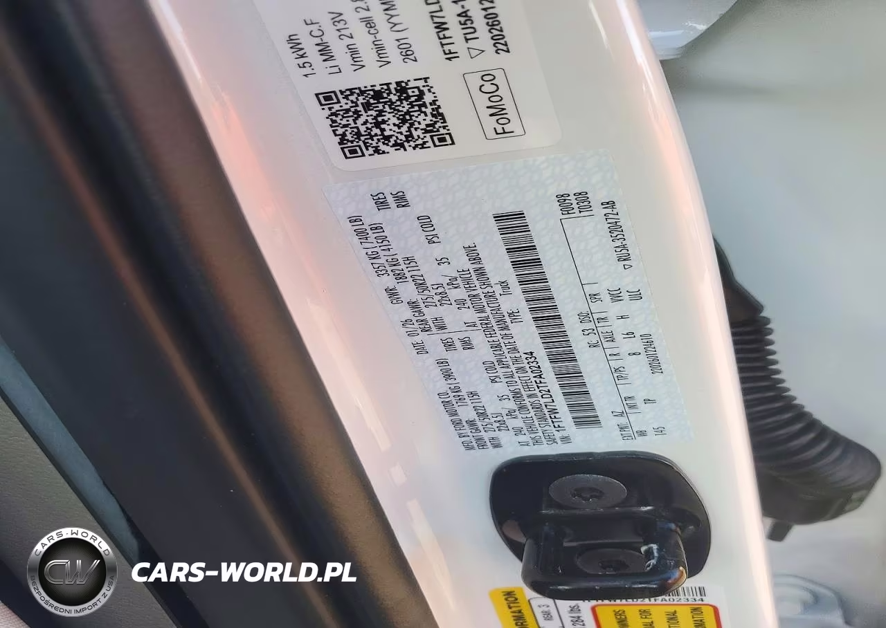 2026 Ford F150 Platinum VIN:1FTFW7LD2TFA02334 - 12