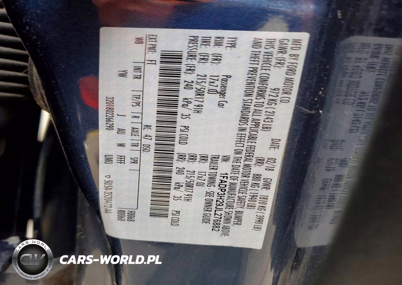 2018 Ford Focus Sel VIN:1FADP3H29JL276882 - 12