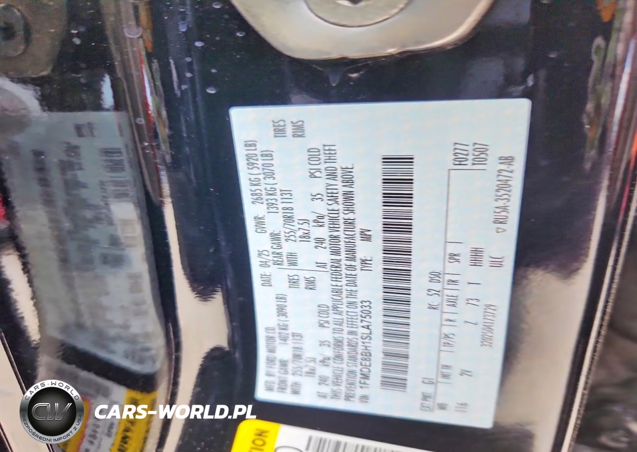 2025 Ford Bronco VIN:1FMDE8BH1SLA75033 - 12