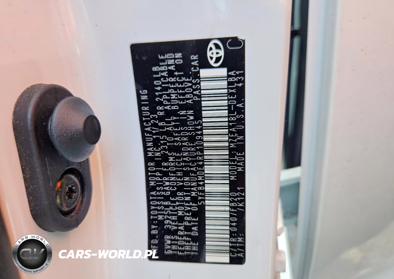 2024 Toyota Corolla Le VIN:5YFB4MDE4RP109445 - 12