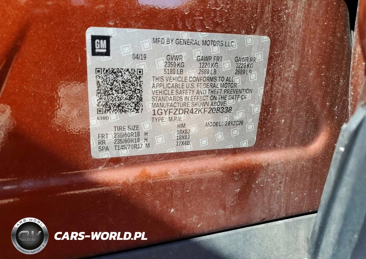 2019 Cadillac Xt4 Premium Luxury VIN:1GYFZDR42KF208338 - 14