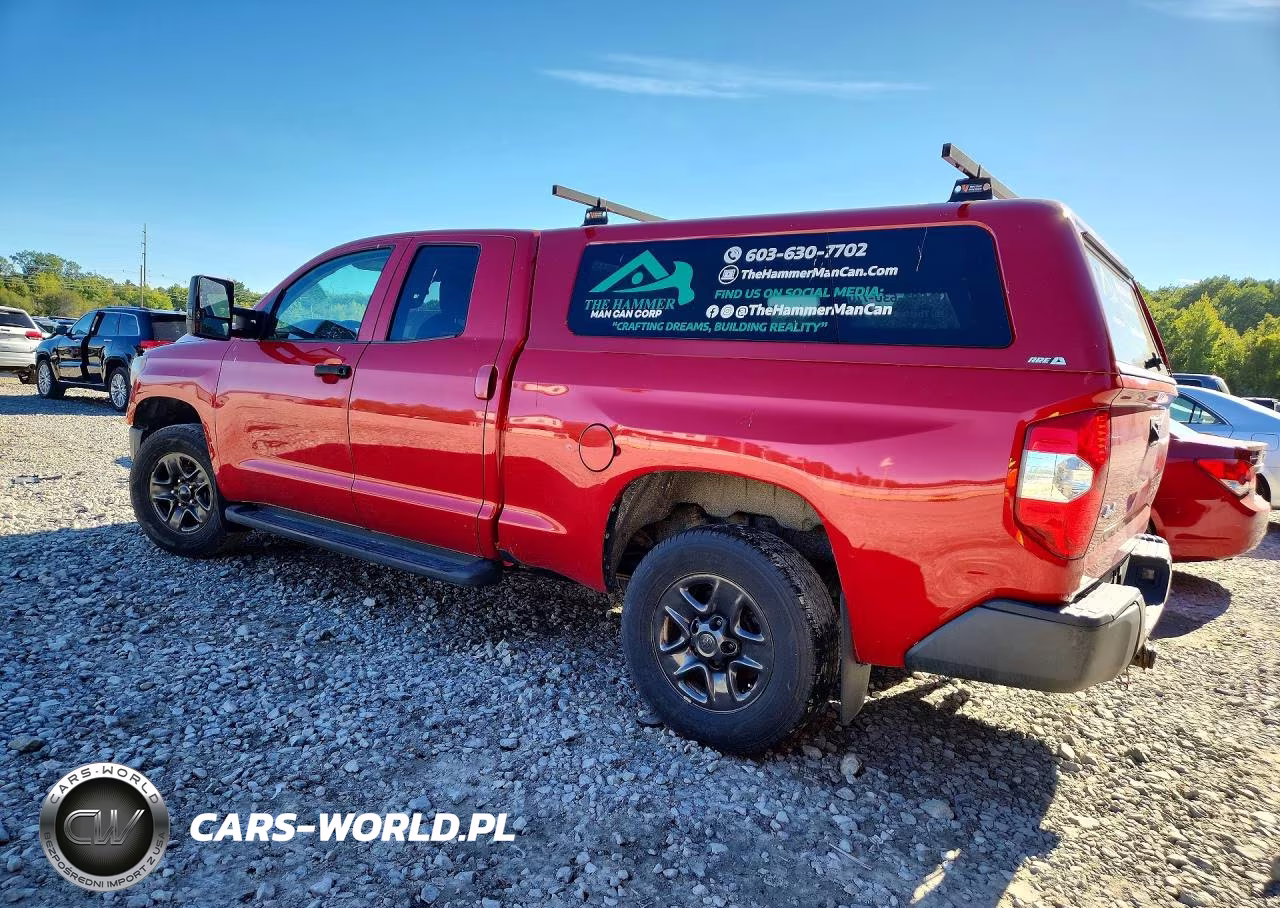 2020 Toyota Tundra Sr VIN:5TFUY5F11LX925535 - 2