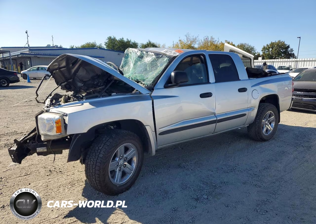2007 Dodge Dakota Quad Slt VIN:1D7HW48P57S226033 - 1