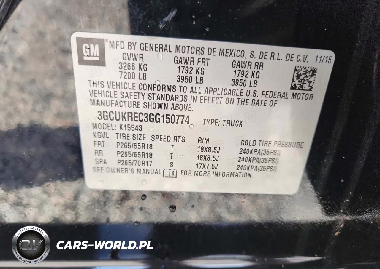 2016 Chevrolet Silverado K1500 Lt VIN:3GCUKREC3GG150774 - 13