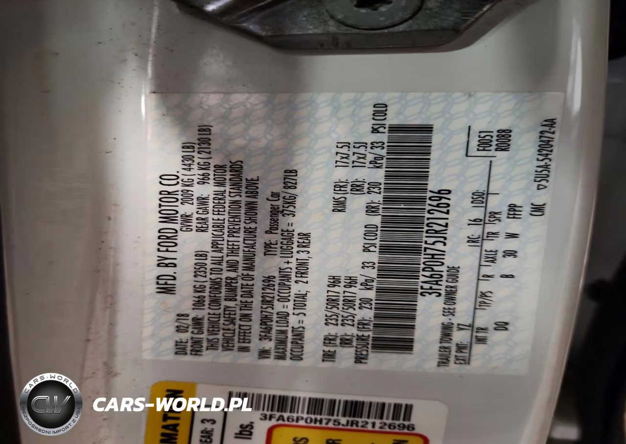 2018 Ford Fusion Se VIN:3FA6P0H75JR212696 - 12
