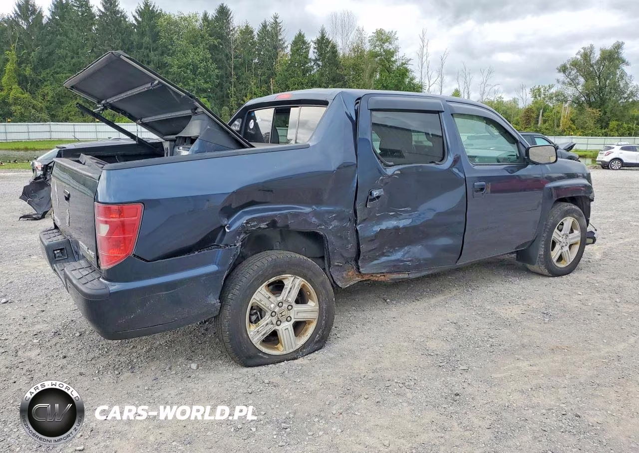 2010 Honda Ridgeline Rtl VIN:5FPYK1F5XAB003245 - 3