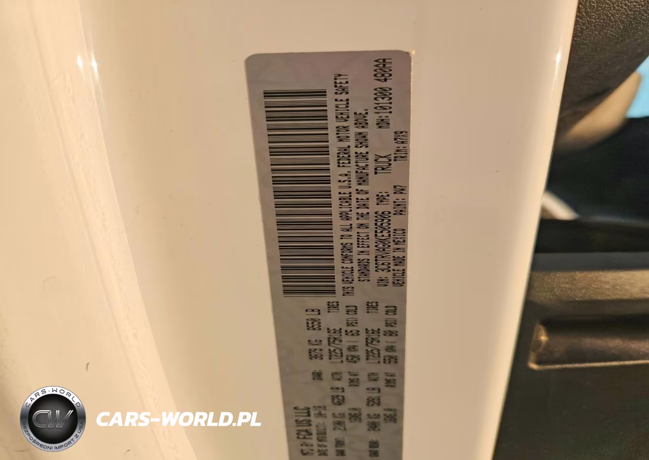 2019 Ram Promaster 1500 1500 Standard VIN:3C6TRVAG0KE505906 - 13