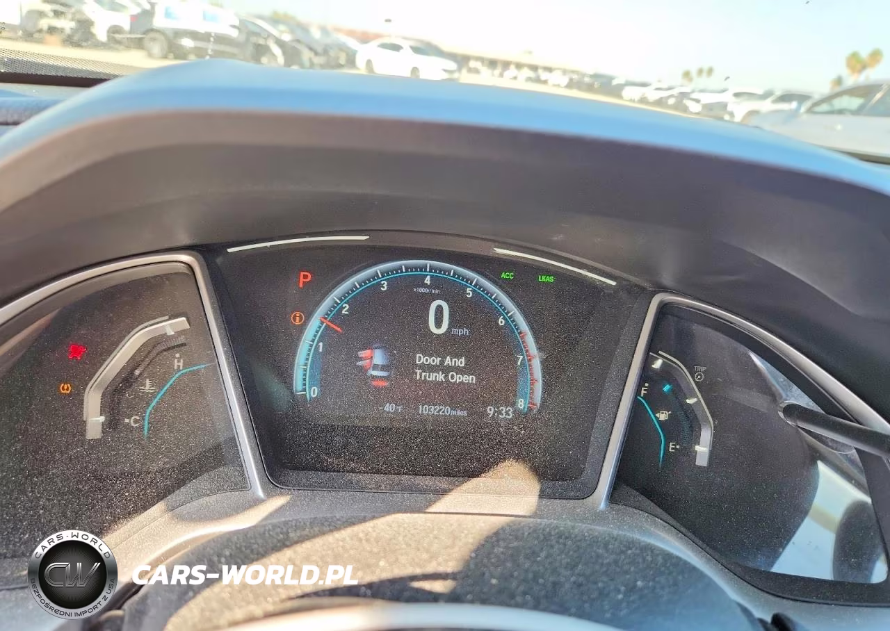 2019 Honda Civic Ex VIN:JHMFC1F30KX006088 - 9