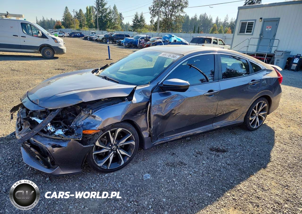 2018 Honda Civic Si VIN:2HGFC1E57JH703203 - 1