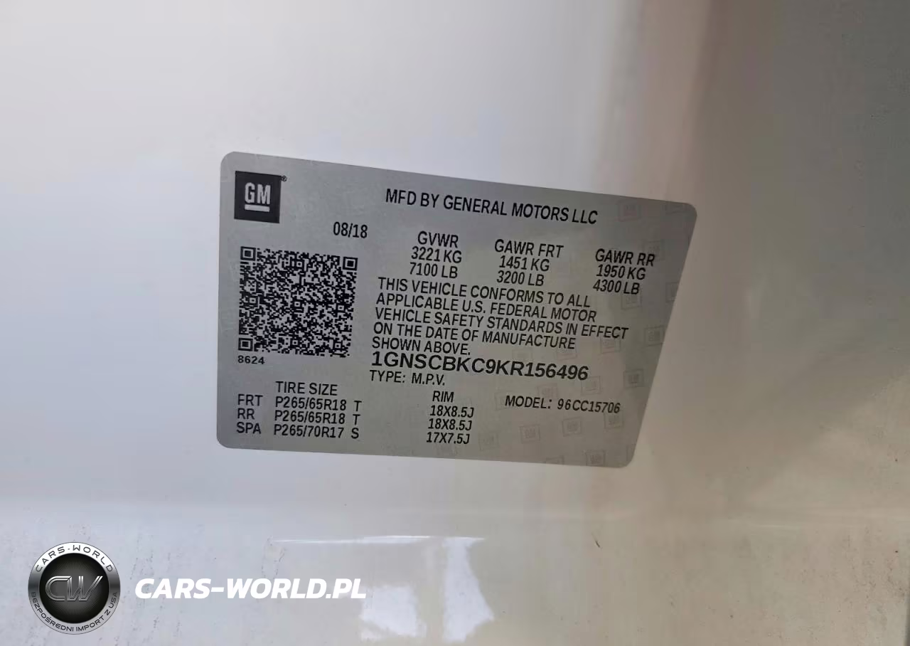 2019 Chevrolet Tahoe C1500 Lt VIN:1GNSCBKC9KR156496 - 14