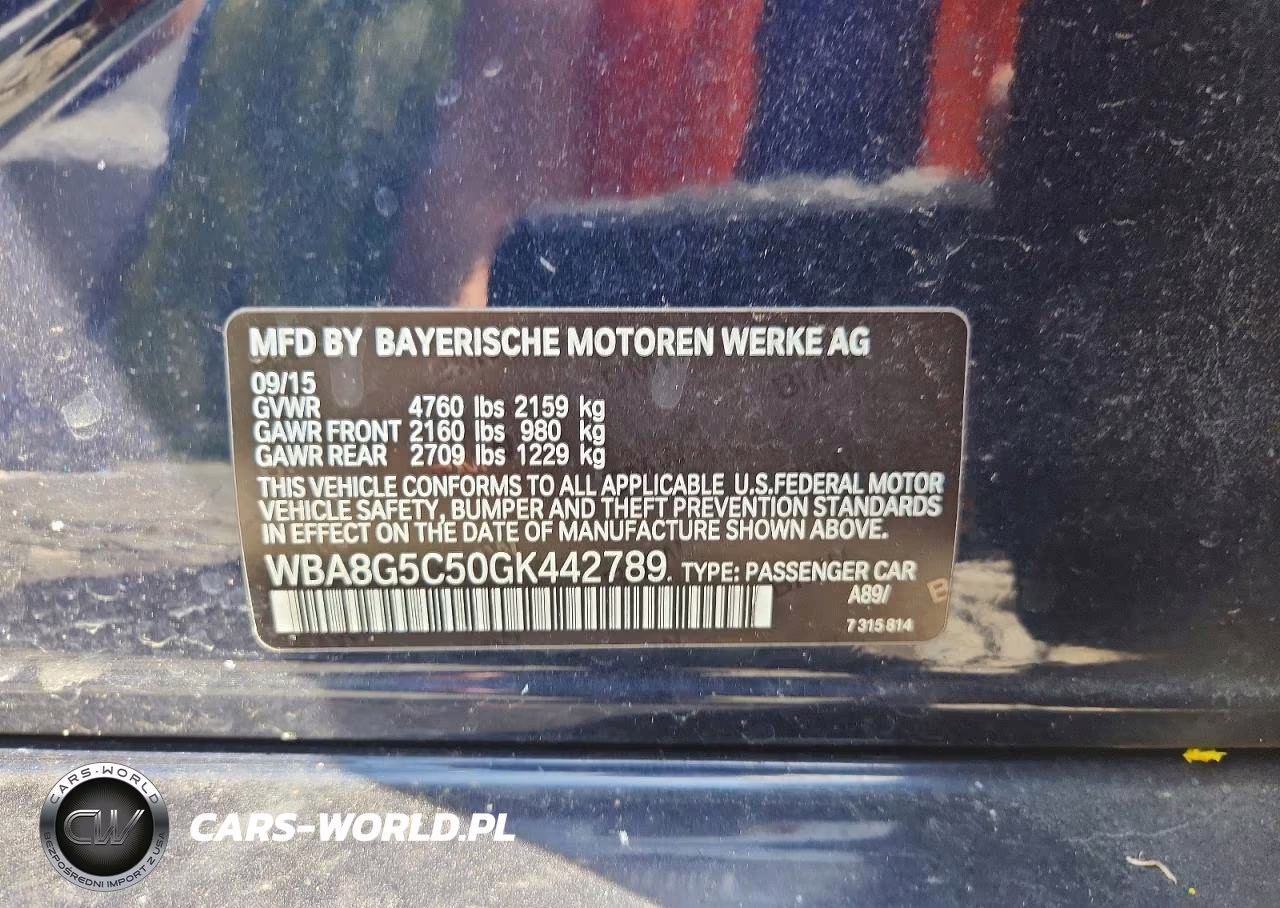2016 BMW 328 Xi VIN:WBA8G5C50GK442789 - 13