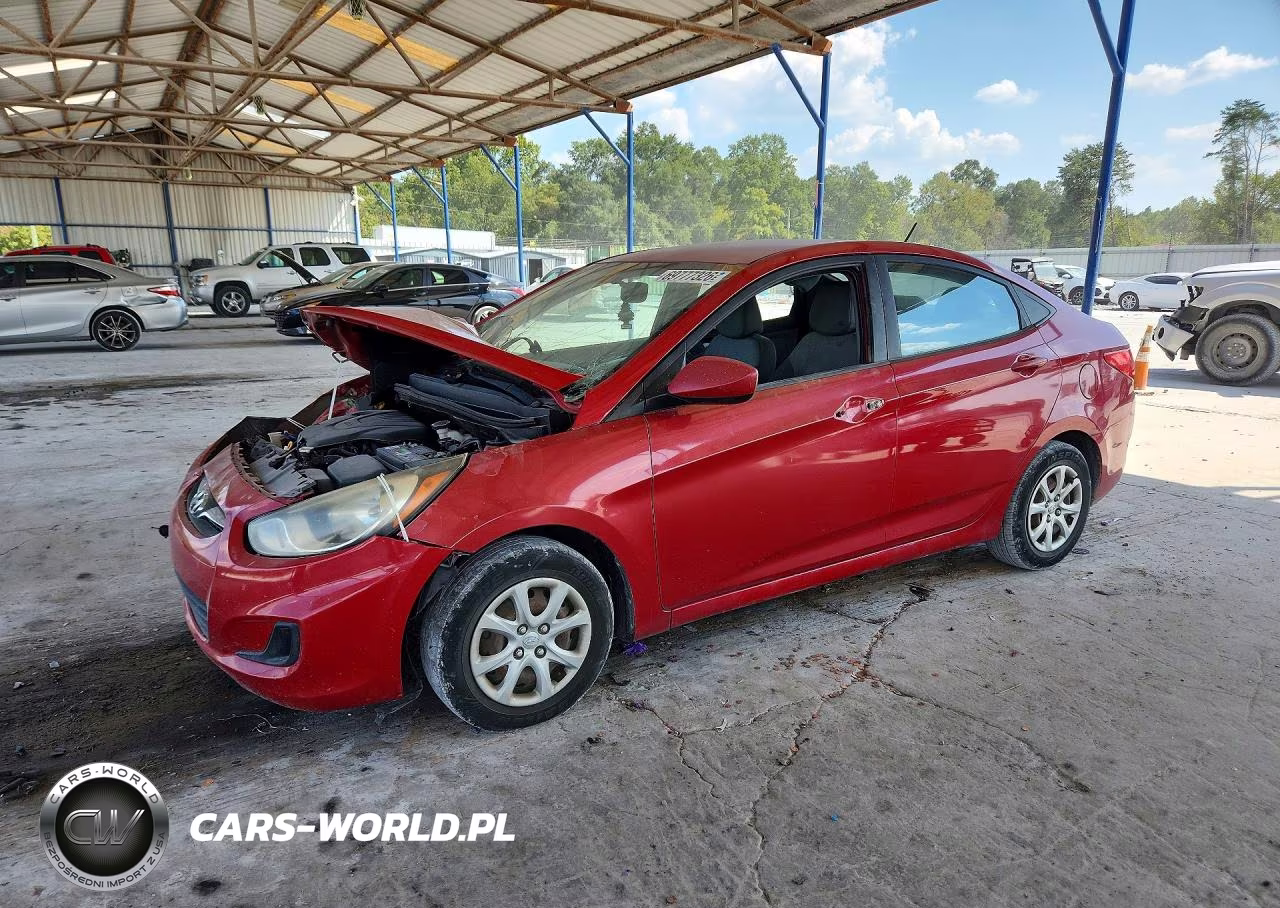2012 Hyundai Accent Gls VIN:KMHCT4AE4CU165080 - 1