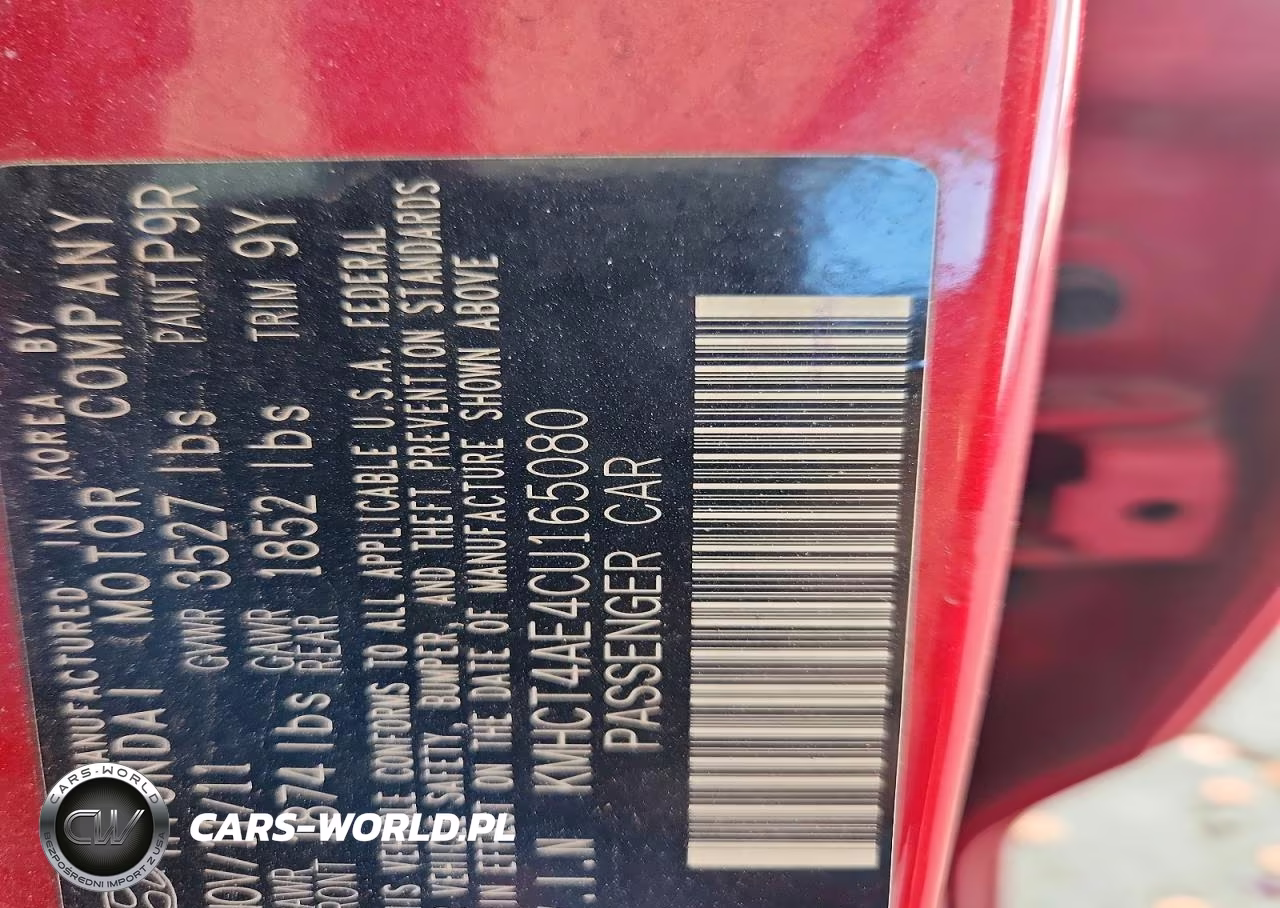 2012 Hyundai Accent Gls VIN:KMHCT4AE4CU165080 - 12