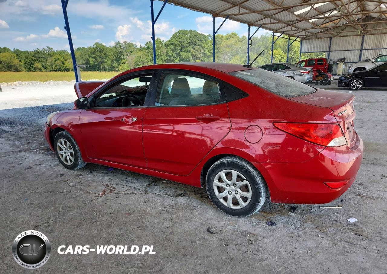 2012 Hyundai Accent Gls VIN:KMHCT4AE4CU165080 - 2