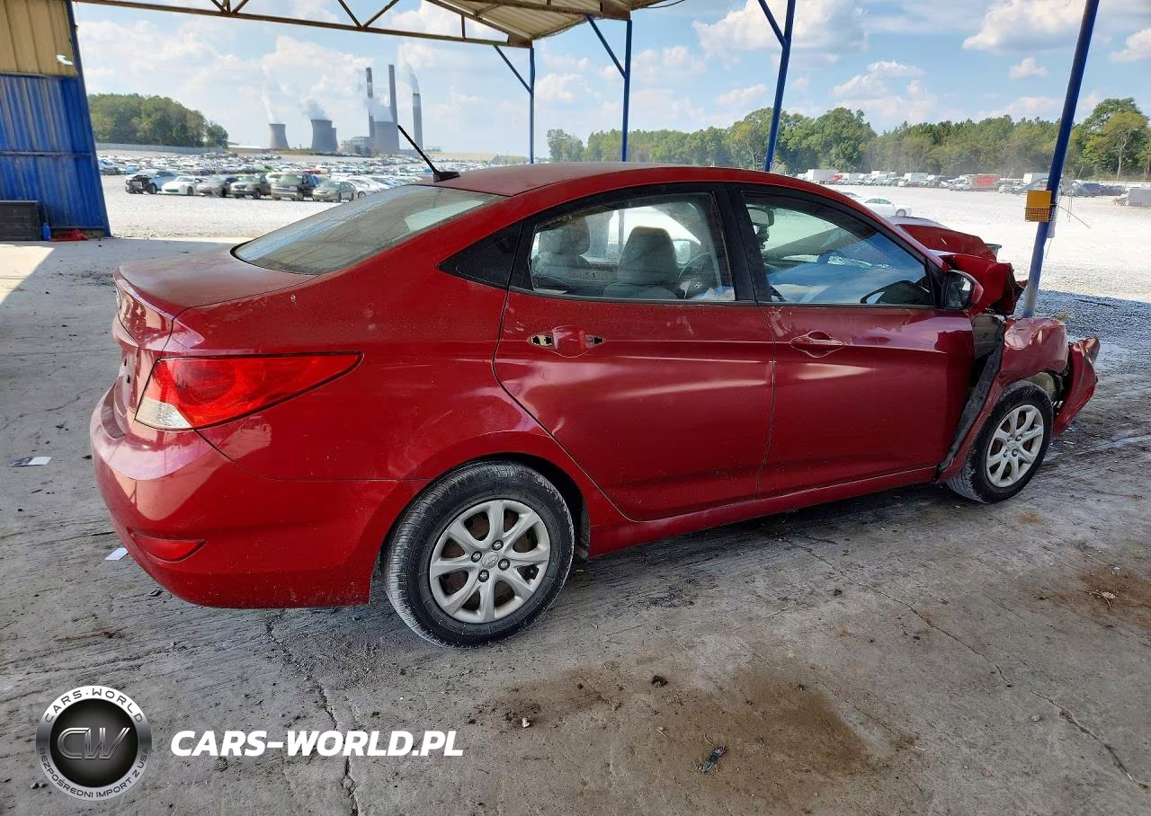 2012 Hyundai Accent Gls VIN:KMHCT4AE4CU165080 - 3