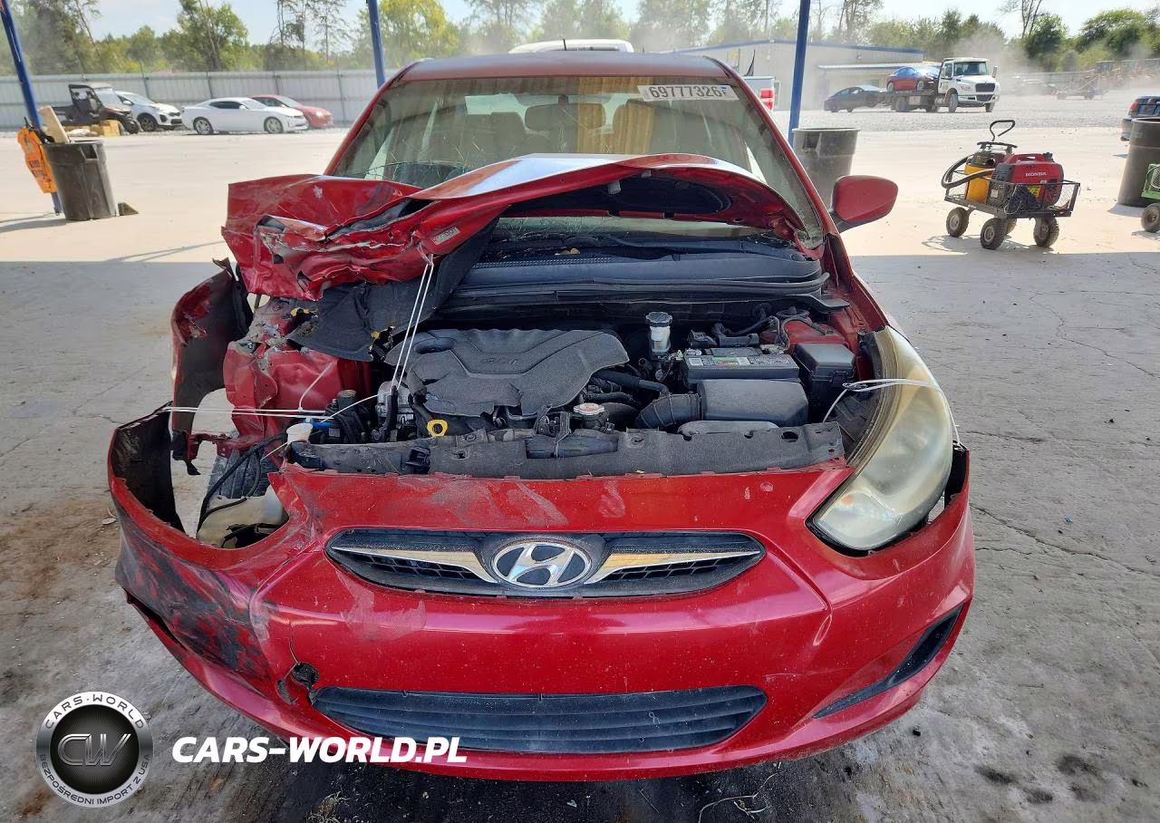 2012 Hyundai Accent Gls VIN:KMHCT4AE4CU165080 - 5
