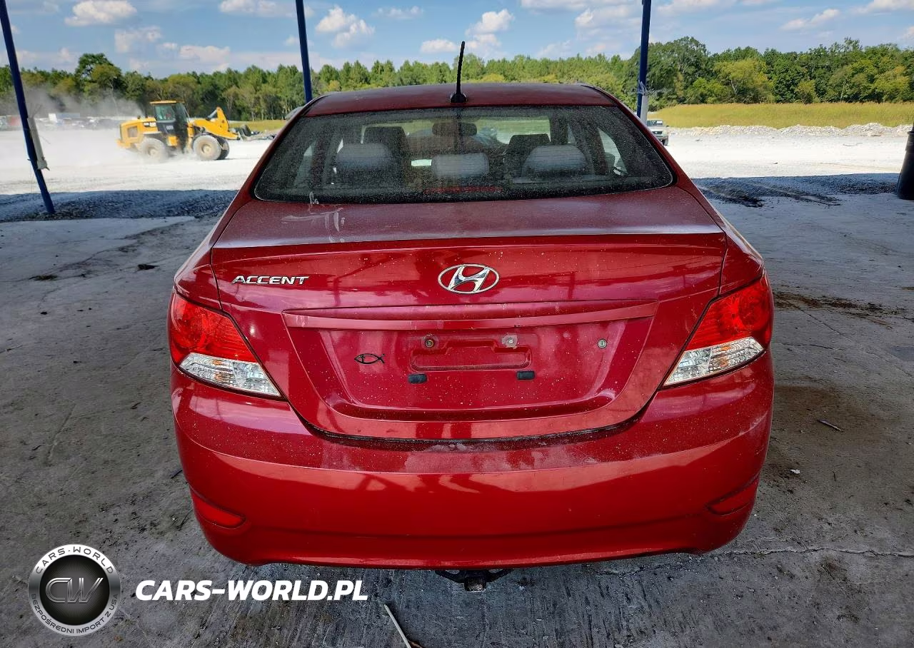 2012 Hyundai Accent Gls VIN:KMHCT4AE4CU165080 - 6
