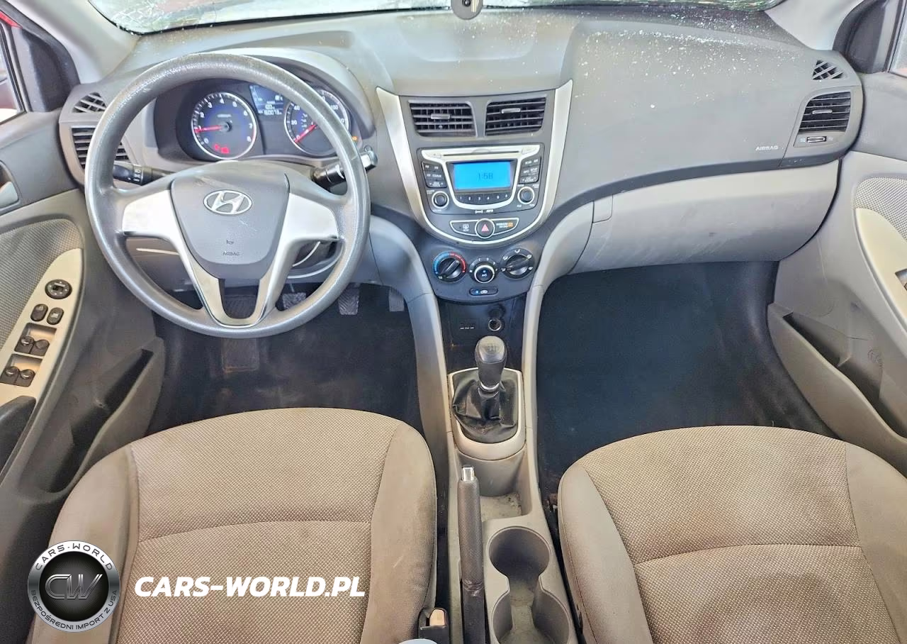 2012 Hyundai Accent Gls VIN:KMHCT4AE4CU165080 - 8