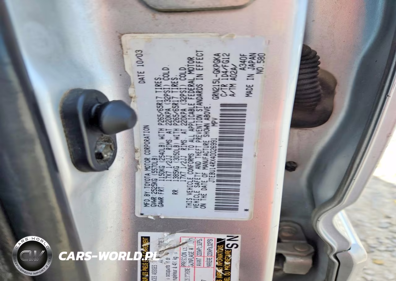 2004 Toyota 4Runner Sr5 VIN:JTEBU14RX40026991 - 12