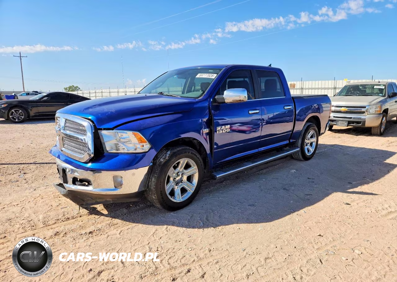 2017 Ram 1500 Slt VIN:1C6RR6LT9HS805203 - 1
