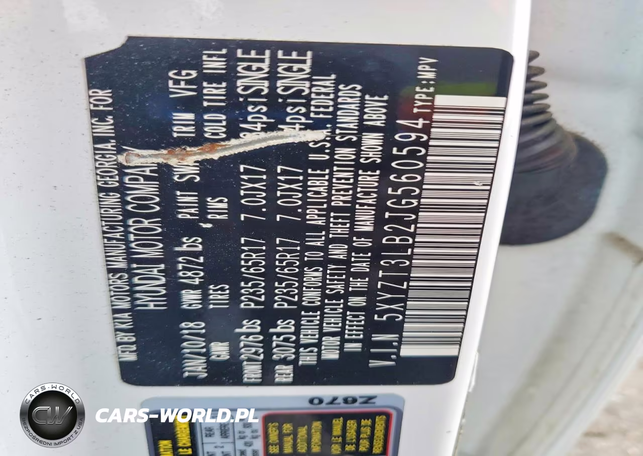 2018 Hyundai Santa Fe Sport 2.4L VIN:5XYZT3LB2JG560594 - 13