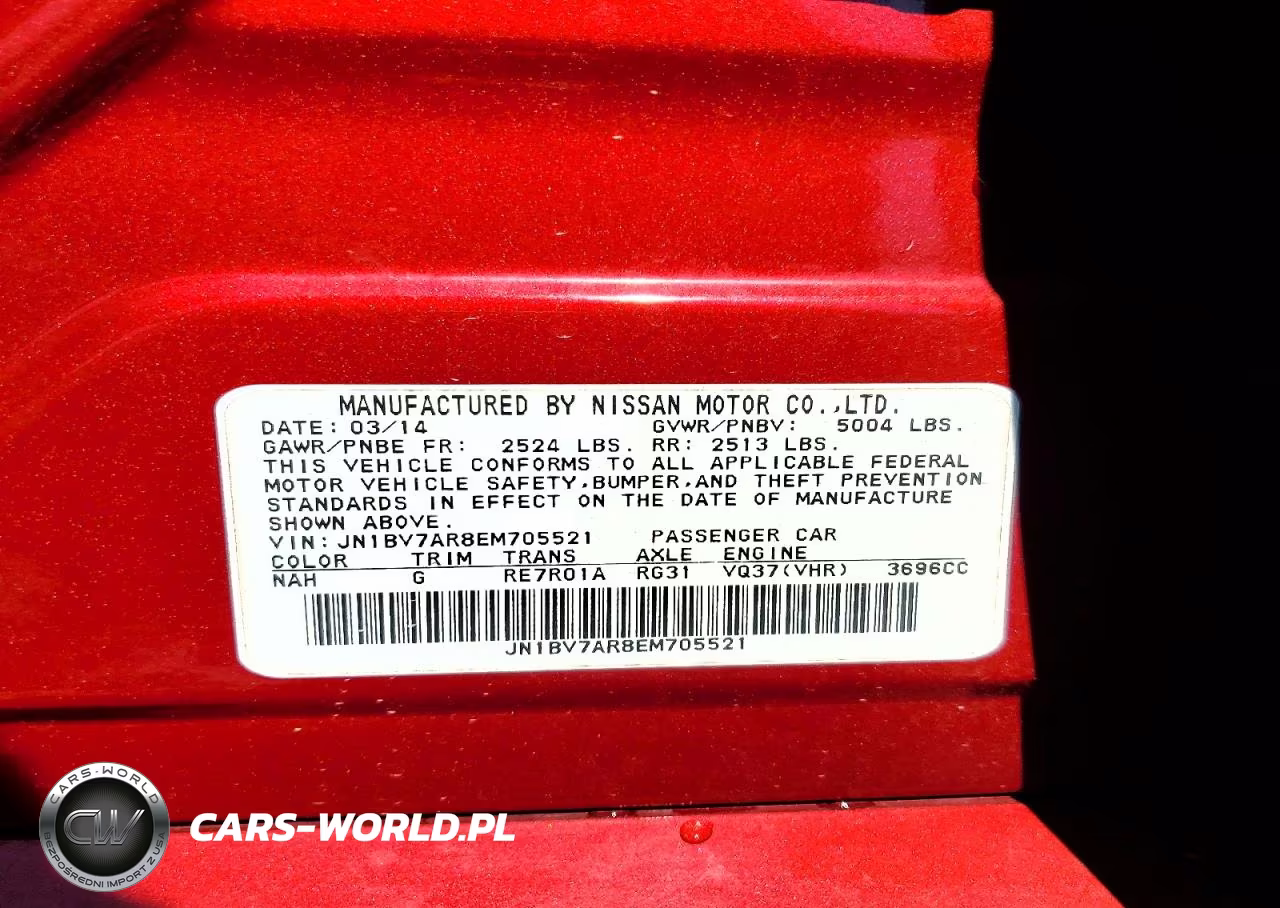 2014 Infiniti Q50 Premium VIN:JN1BV7AR8EM705521 - 13