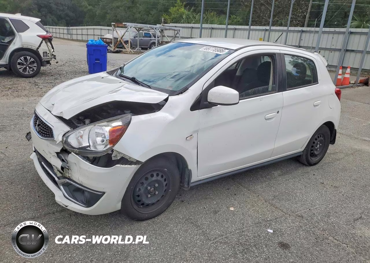 2019 Mitsubishi Mirage Es VIN:ML32A3HJ8KH016197 - 1