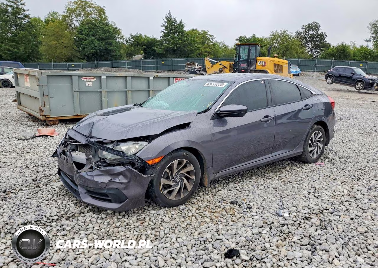 2018 Honda Civic Ex VIN:2HGFC2F79JH568165 - 1