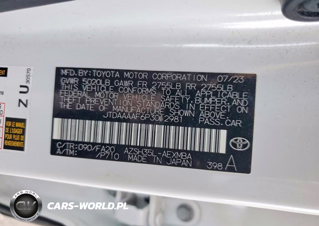2023 Toyota Crown Xle VIN:JTDAAAAF6P3012981 - 12
