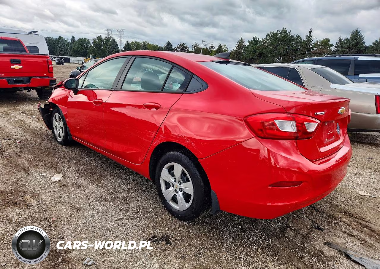 2017 Chevrolet Cruze Ls VIN:3G1BC5SM1HS567294 - 2