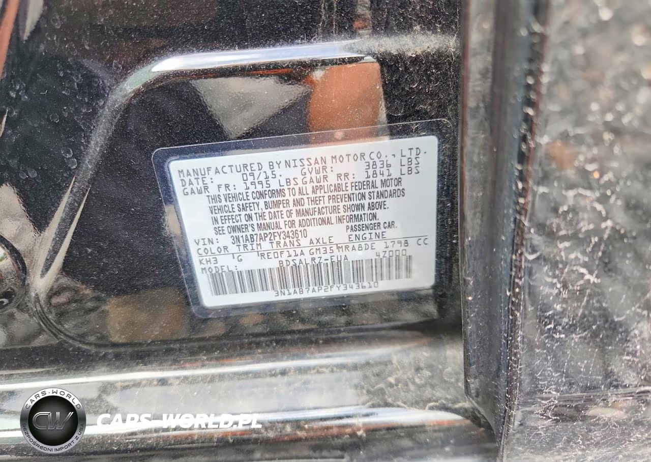 2015 Nissan Sentra Sr VIN:3N1AB7AP2FY343610 - 12