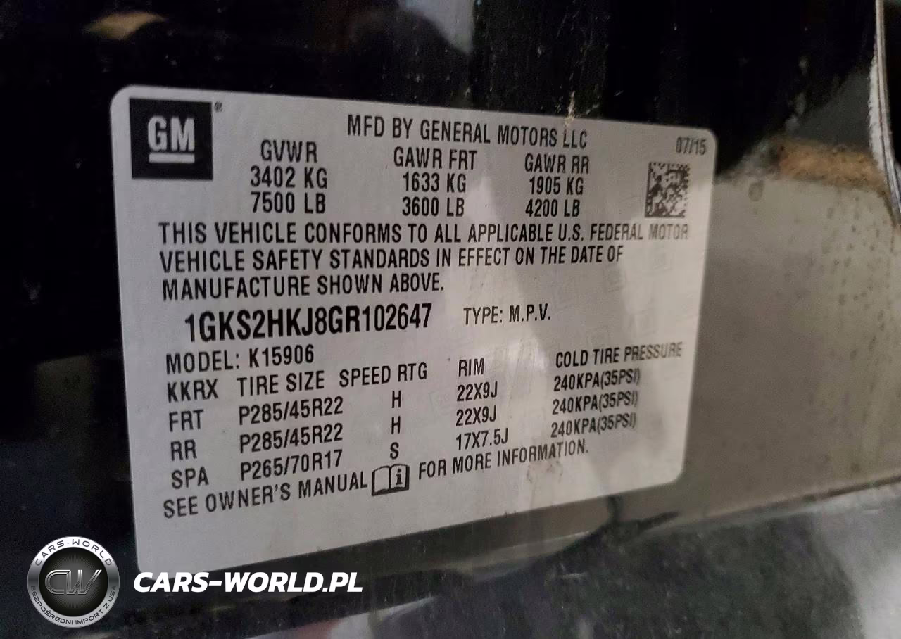 2016 GMC Yukon Xl Denali VIN:1GKS2HKJ8GR102647 - 14