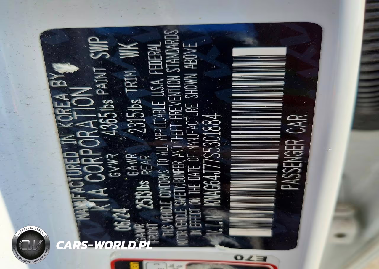 2025 Kia K5 Gt Line VIN:KNAG64J77S5301884 - 12