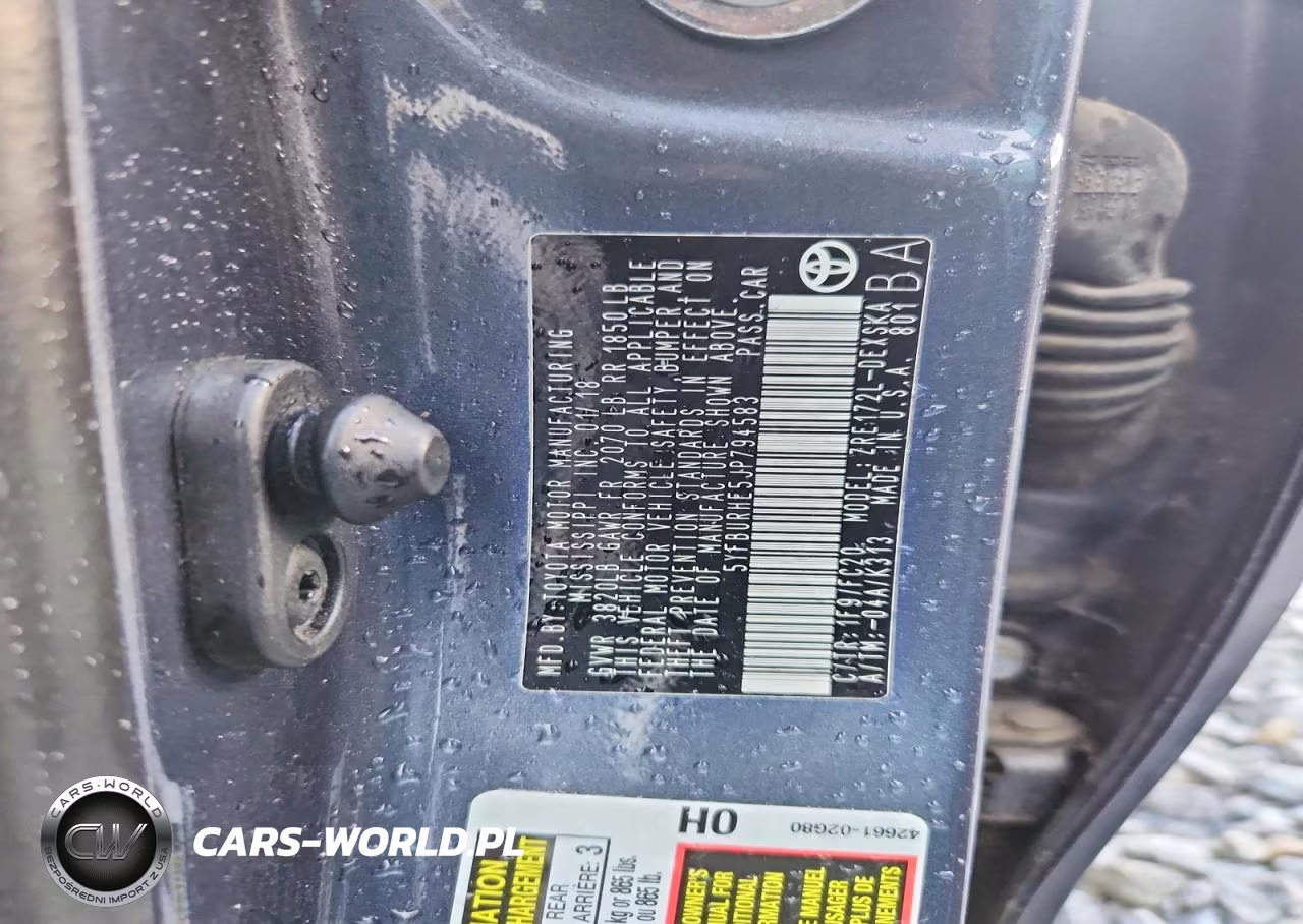 2018 Toyota Corolla Se VIN:5YFBURHE5JP794583 - 12