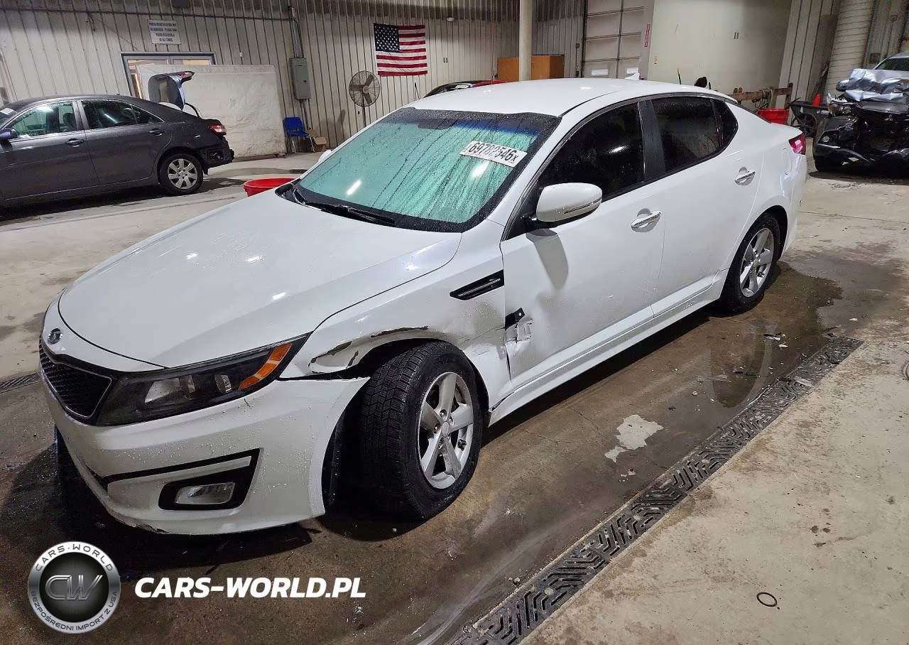 2015 Kia Optima Lx VIN:5XXGM4A74FG369621 - 1