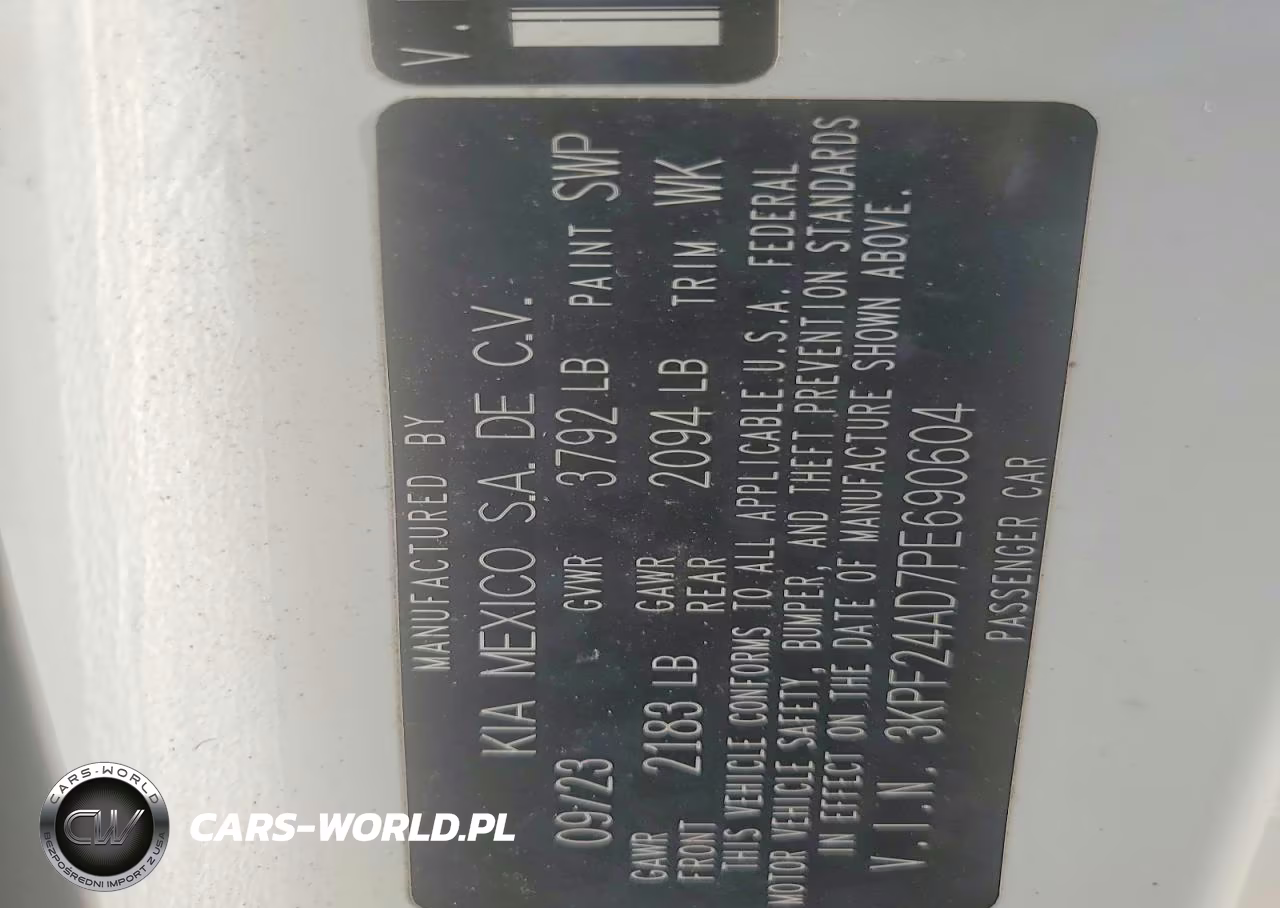 2023 Kia Forte Lxs VIN:3KPF24AD7PE690604 - 12