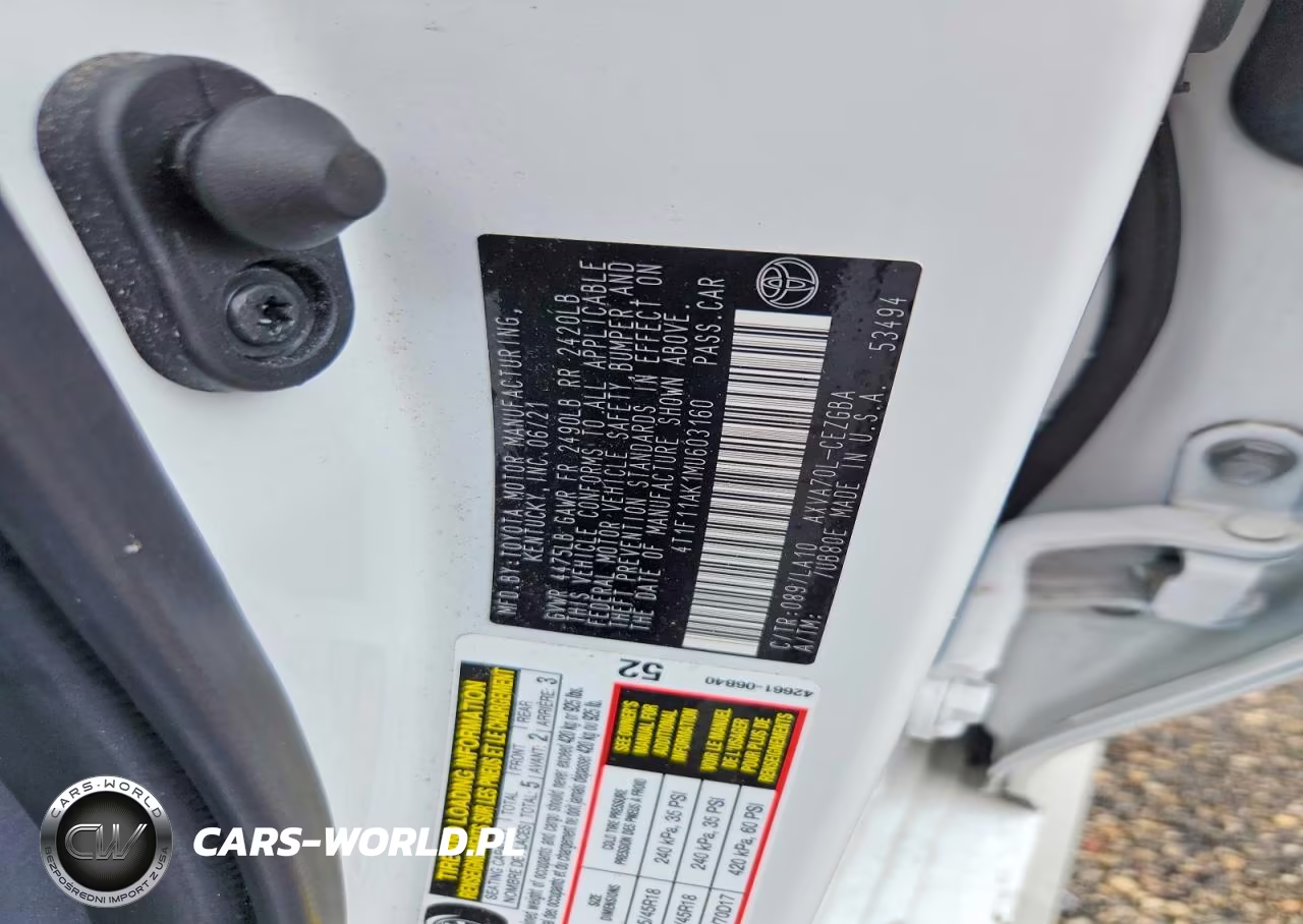 2021 Toyota Camry Xle VIN:4T1F11AK1MU603160 - 12